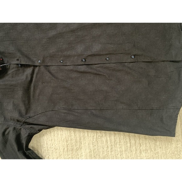 7 Downie St Couture Long Sleeve Flip Cuff Dress Shirt Men's Size XL T Black - Picture 8 of 16